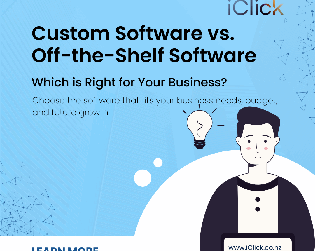 In-House Software vs Off-the-Shelf: Choosing the Right Solution for Australian Businesses In-House Software vs Off-the-Shelf is a critical decision for any business aiming to grow efficiently. Choosing the right software can either accelerate your growth or create costly delays. Whether you’re launching a startup, scaling a SaaS company, or digitising your operations, the build-vs-buy decision is one of the most important choices you’ll make. In today’s tech-driven world, software is more than a tool, it’s the backbone of operations, efficiency, and customer experience. This article explores both in-house and off-the-shelf software solutions, highlighting their pros, cons, and strategic implications for Australian businesses. 1.     What Is In-House Software? In-house software, also known as custom software, is designed, developed, and maintained specifically for your organisation. This can be handled by your internal development team or a trusted software development company in Australia. It’s tailored around your unique workflows, goals, and business needs. Think of it like building a custom home: it’s fully tailored, scalable, and flexible, but requires the right expertise and resources to succeed. 2.     What Is Off-the-Shelf Software? Off-the-shelf software, also called ready-made or commercial software, is designed for a broad audience and is typically available via a SaaS model. You subscribe, log in, and start using it immediately. Popular examples in the Australian market include: Salesforce (CRM) Shopify (eCommerce) QuickBooks or MYOB (Accounting) Trello, Notion, Atlassian Jira (Project Management) Xero (Invoicing for SMEs) Pros and Cons of In-House Software Pros Custom Fit – Matches your unique operations and business goals perfectly. Full Ownership – Control over source code, data, and integrations. Scalable & Future-Ready – Easily adaptable as your business evolves. Competitive Edge – Can become a proprietary advantage, especially in niche industries. Cons High Initial Investment – Requires skilled developers and longer development cycles. Longer Time to Market – Building MVPs and launching can take months. Ongoing Maintenance – Updates, bug fixes, and enhancements are your responsibility. Pros and Cons of Off-the-Shelf Software Pros Faster Deployment – Quick to implement, ideal when speed matters. Lower Upfront Cost – SaaS subscriptions are generally budget-friendly. Vendor Support – Regular updates and customer support included. Proven Reliability – Mature products tested by thousands of users. Cons Limited Customisation – You are bound by the provider’s feature set. Recurring Costs – Subscriptions and add-ons can accumulate over time. Vendor Lock-In – Migrating away can be complex and risky. Data & Compliance Constraints – May not meet industry-specific security or compliance requirements. When Should You Build In-House Software? Your operations are highly unique. You operate in a heavily regulated industry (e.g., healthcare, finance). The software is central to your business model. You want full control over data and infrastructure. You have (or can hire) skilled developers. When Should You Choose Off-the-Shelf Software? You need rapid deployment. The required functionality is common and not critical to your core business. You want lower upfront costs. You lack resources for long-term development and maintenance. You need software for short-term or temporary projects. Final Verdict: In-House vs Off-the-Shelf There’s no one-size-fits-all solution. Choosing between custom software development and off-the-shelf tools depends on your business strategy, budget, and operational complexity. In-house software is ideal for businesses building long-term IP, solving niche challenges, or maintaining complete control. Off-the-shelf software is perfect for businesses looking to get started quickly and cost-effectively. Your decision should always align with long-term goals, not just short-term convenience. Why Choose iClick Online Technology? At iClick Online Technology, we help Australian businesses make confident technology decisions. Whether you need custom app development in Melbourne, enterprise software developers in Sydney, or guidance on in-house vs off-the-shelf software, our team is here to support you end to end. Our experienced developers, UI/UX designers, and solution architects deliver scalable, secure, and cost-effective software tailored to your business. From custom software solutions to WordPress and Shopify development, we ensure your digital tools grow alongside your business. Ready to choose the right software path for your business? Contact iClick Online Technology today for a free consultation and let’s build something that sets you apart.
